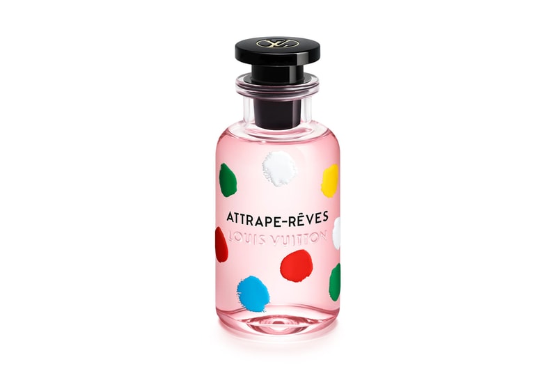 Louis Vuitton Yayoi Kusama Attrape reves spell on you l immensite polka dot marc newsom infinity dot bottle release info date price