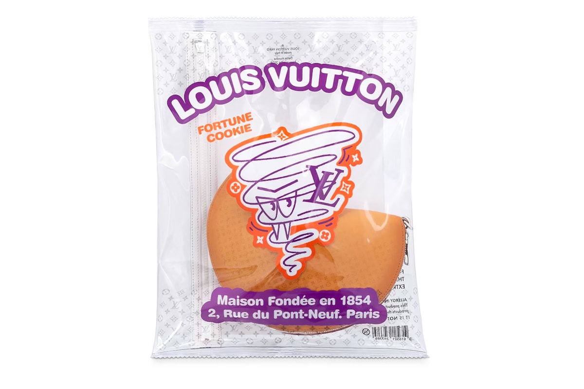 LOUIS VUITTON Calfskin Monogram Fortune Cookie Pouch Purple 1266777