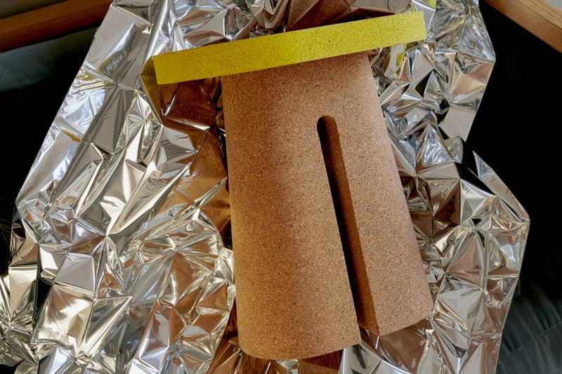 Guillaume Delvigne Crafts Colorful Cork Furniture Collection