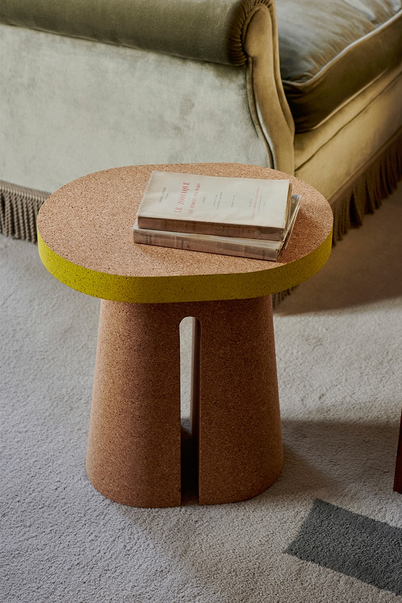 Guillaume Delvigne Crafts Colorful Cork Furniture Collection