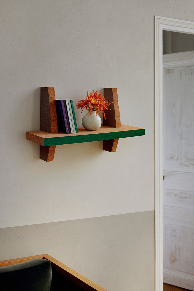 Guillaume Delvigne Crafts Colorful Cork Furniture Collection