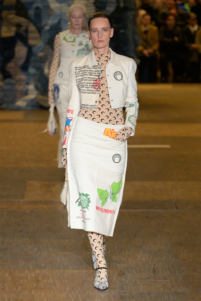 Marine Serre FW23 "Rising Shelter" Paris Fashion Week moon symbol optimism dystopian future noaj cyrus grande halle de la villette