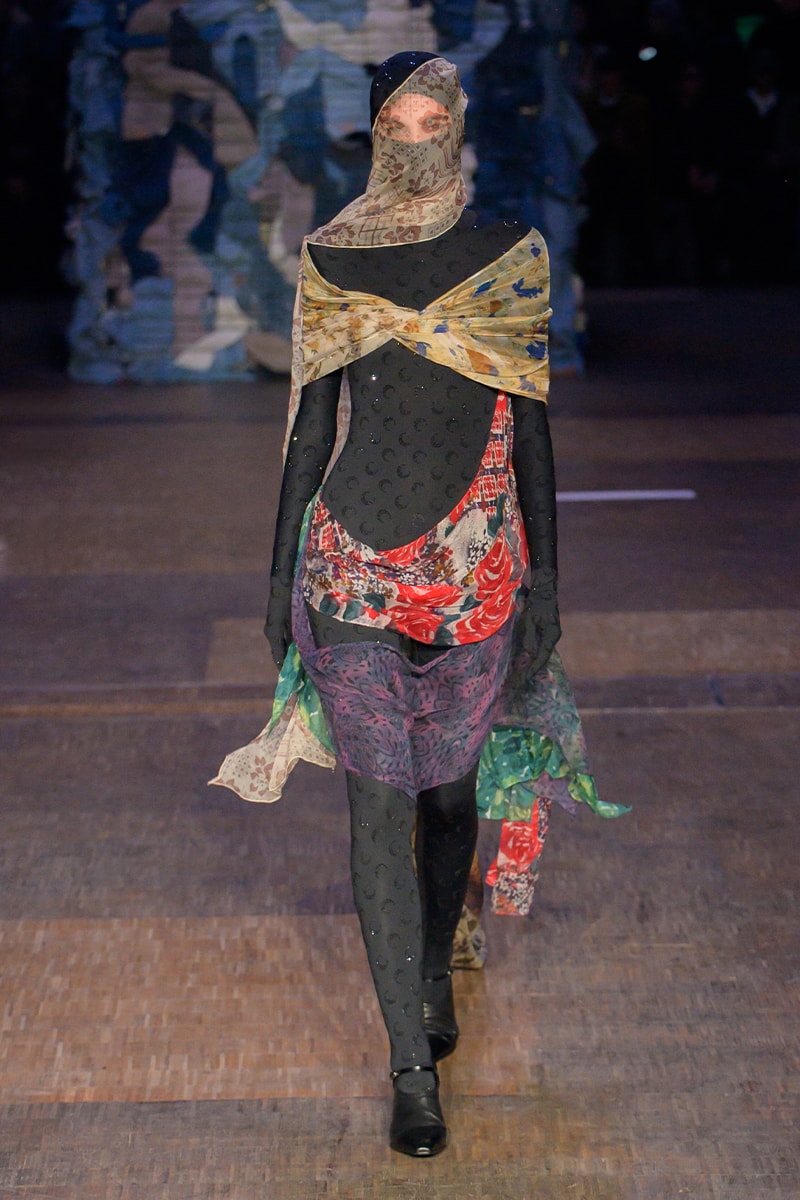 Marine Serre FW23 "Rising Shelter" Paris Fashion Week moon symbol optimism dystopian future noaj cyrus grande halle de la villette