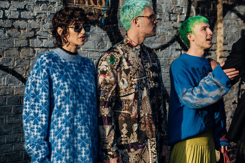 Wild Colors and Audacious Patterns Dazzle Men's Milan Fashion Week FW23 Street Style
