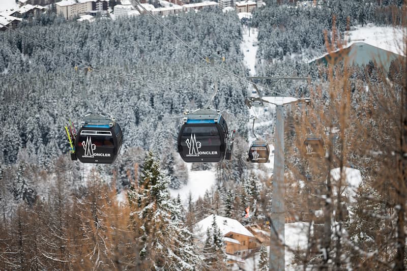 Moncler Sets up Shop at the Top of a Swiss Mountain