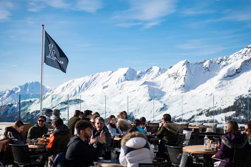 Moncler Sets up Shop at the Top of a Swiss Mountain