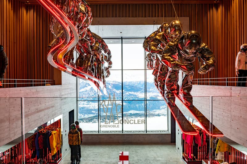 Moncler Sets up Shop at the Top of a Swiss Mountain