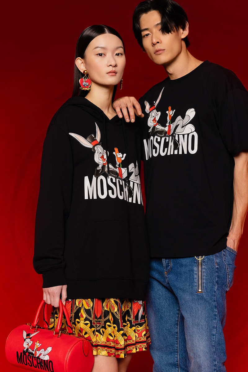 Moschino Chinese New Year of the Rabbit Warner Bros. Collaboration Bugs Bunny Capsule Collection Release Information Lookbook Jeremy Scott