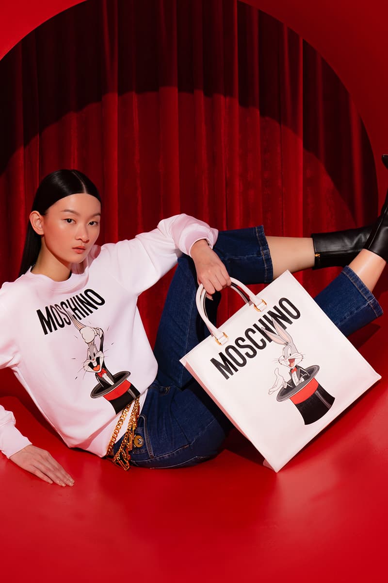 Moschino Chinese New Year of the Rabbit Warner Bros. Collaboration Bugs Bunny Capsule Collection Release Information Lookbook Jeremy Scott