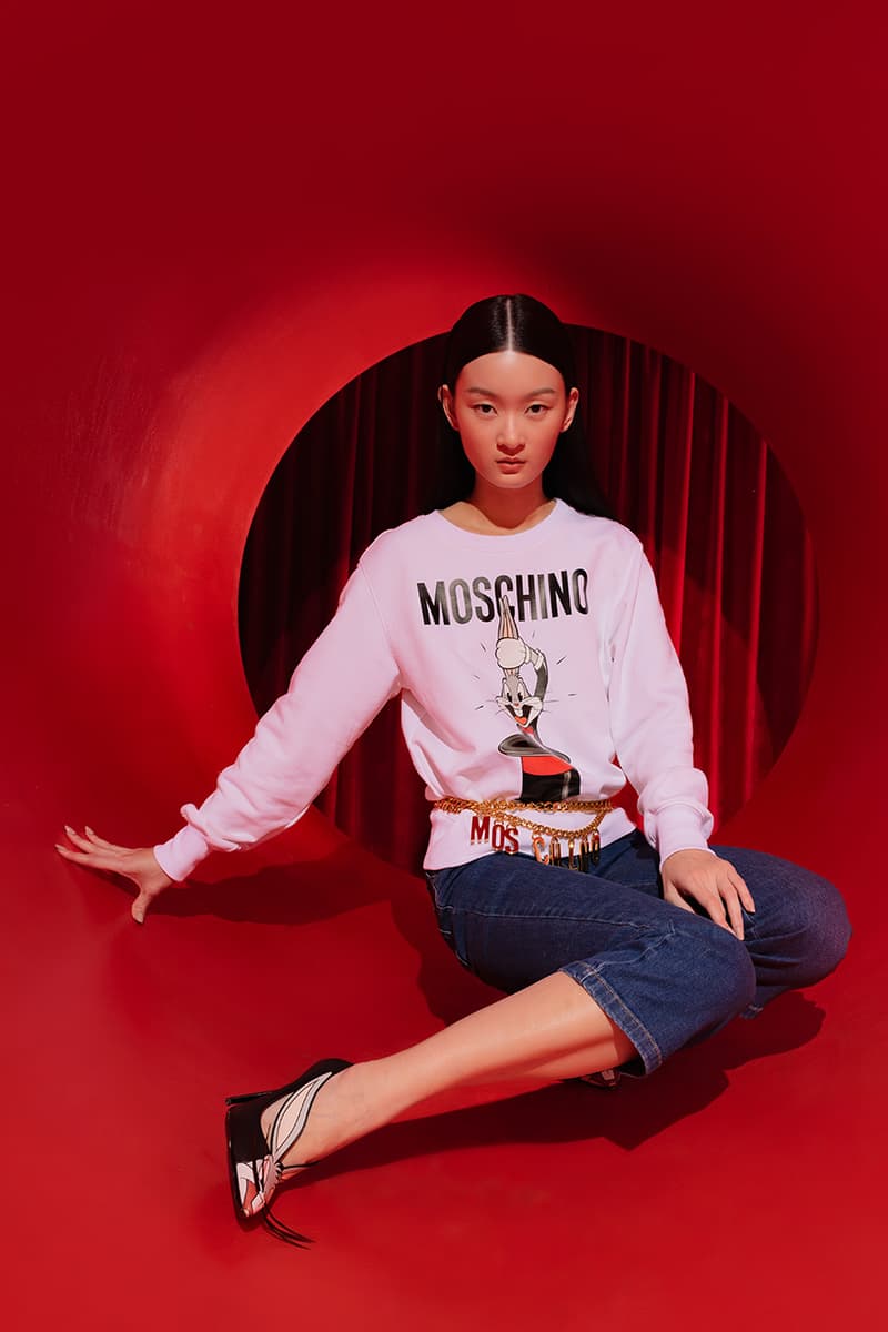 Moschino Chinese New Year of the Rabbit Warner Bros. Collaboration Bugs Bunny Capsule Collection Release Information Lookbook Jeremy Scott