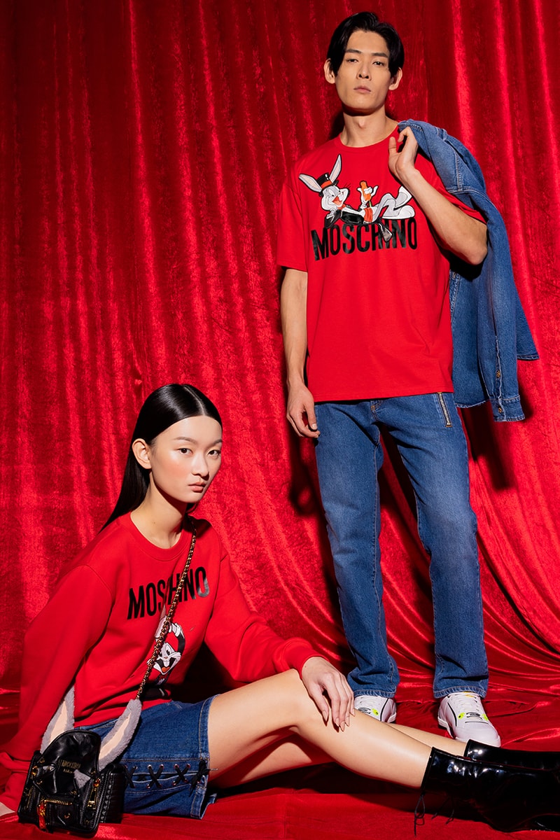 Moschino Chinese New Year of the Rabbit Warner Bros. Collaboration Bugs Bunny Capsule Collection Release Information Lookbook Jeremy Scott
