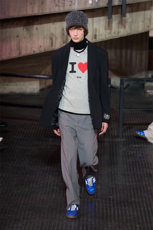MSGM Milan Fashion Week Fall Winter 2023 FW23 Runway Show MFW Mens Menswear Massimo Giorgetti