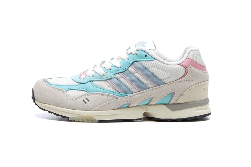 adidas Originals Torsion Super Sneaker White White/Black Aqua Footwear Trainers Three Stripe Fashion Sneakers 