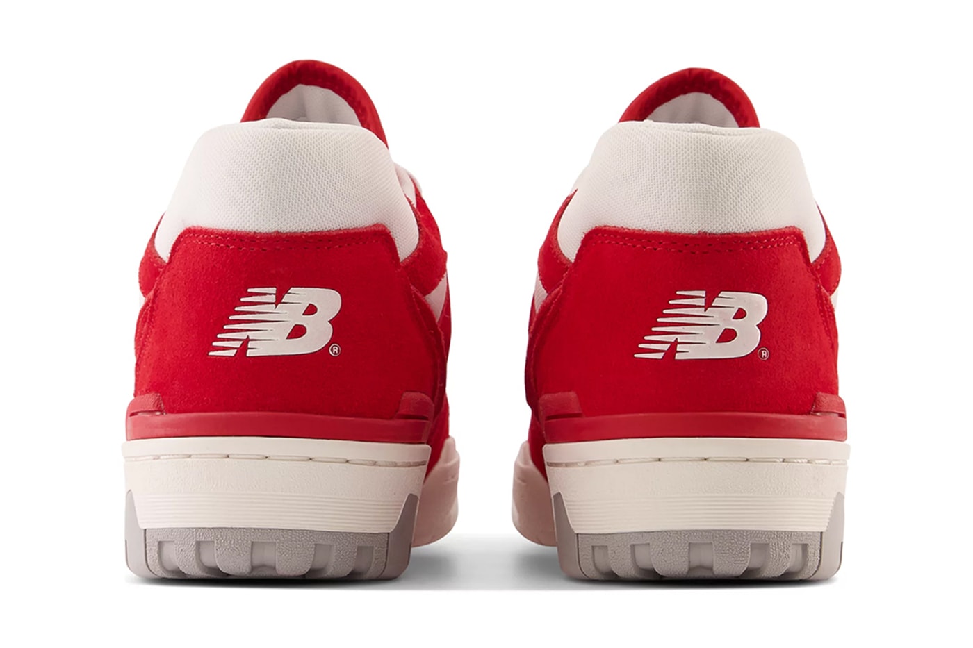 New Balance 550 Arrives in the USA-Inspired Tri-Color "Suede Pack" team red BB550VND concrete BB550VNB royal blue BB550VNA basketball low tops shoes sneakers nbs