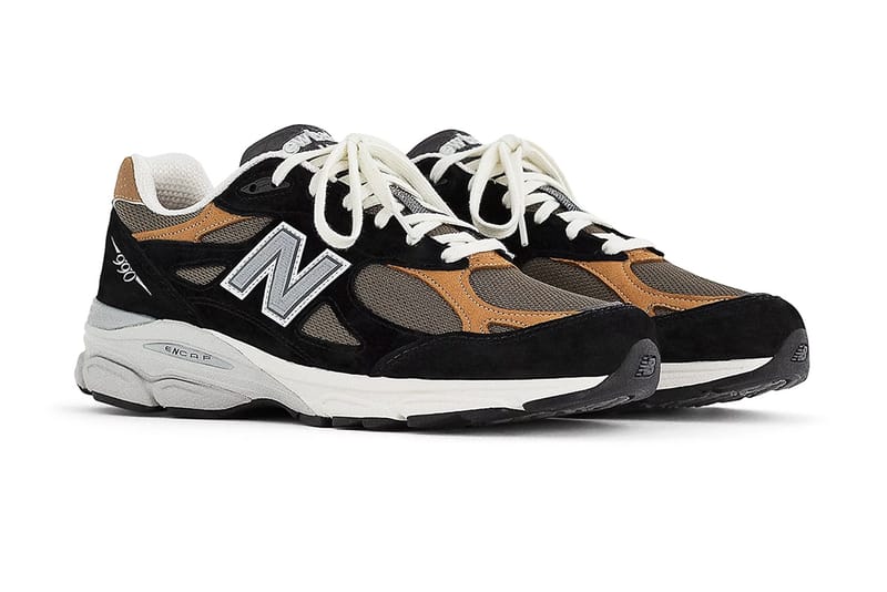 New Balance 990v3 Gets a Clean Black and Tan Makeover