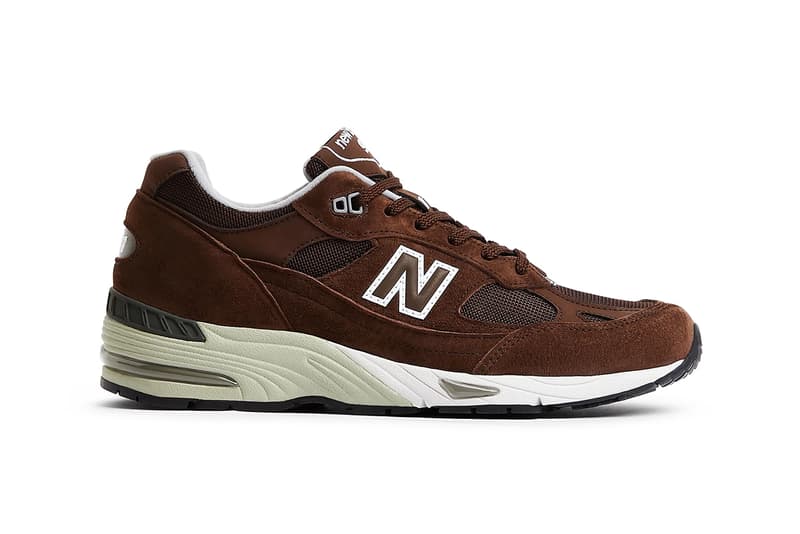 New Balance 991 Made in UK Sneaker Trainer Footwear Shoes Flimby Brown Mocha Off White Fashion Style England NB
