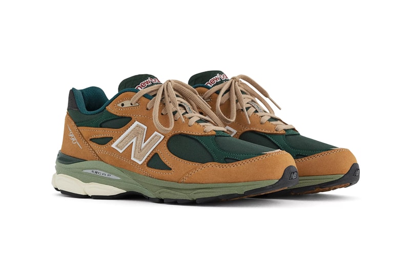 New Balance MADE in USA 990v3 Tan With Green Release Date Teddy Santis miusa M990WG3 info store list buying guide photos price