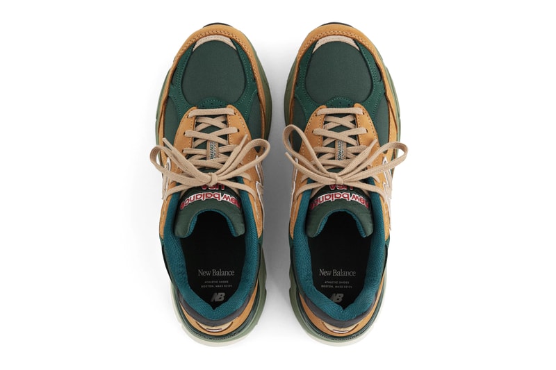 New Balance MADE in USA 990v3 Tan With Green Release Date Teddy Santis miusa M990WG3 info store list buying guide photos price