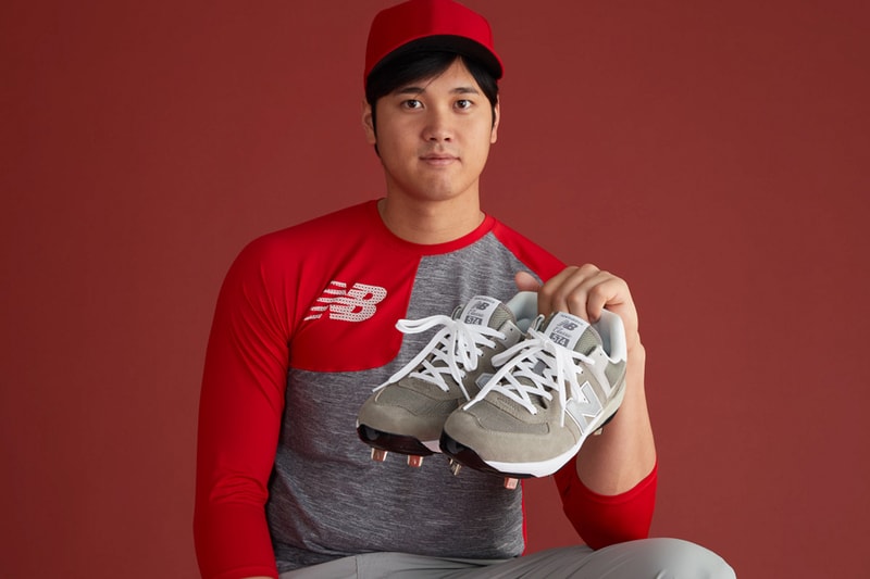 new balance signs shohei ohtani footwear apparel endorsement deal long term 574 cleat info release date photos price 