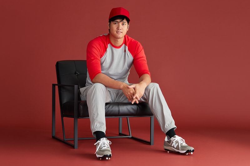 new balance signs shohei ohtani footwear apparel endorsement deal long term 574 cleat info release date photos price 