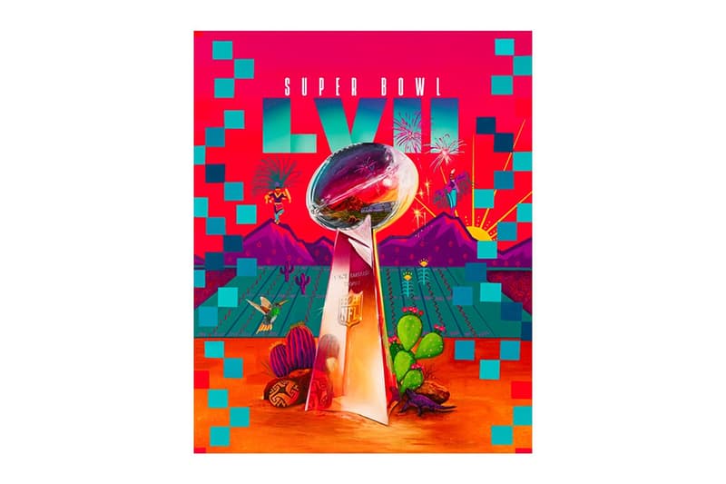 NFL Selects Lucinda Hinojos Super Bowl LVII Artwork