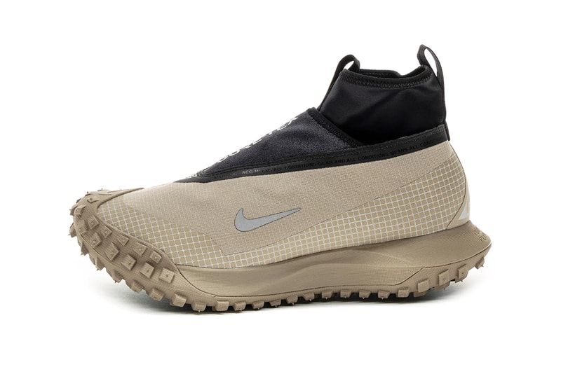 Nike Mountain Fly GORE-TEX Hiking Shoe Khaki Sneakers Footwear Swoosh GORE-TEX Outerwear Rubber Outsole 