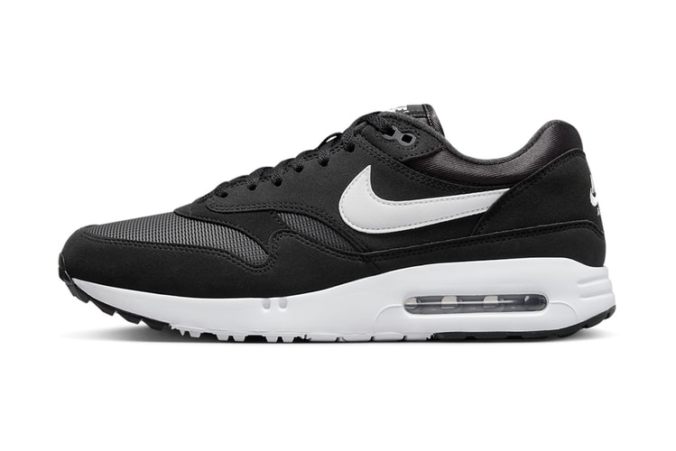 Nike Outfits the Air Max 1 Golf in "Black/White"