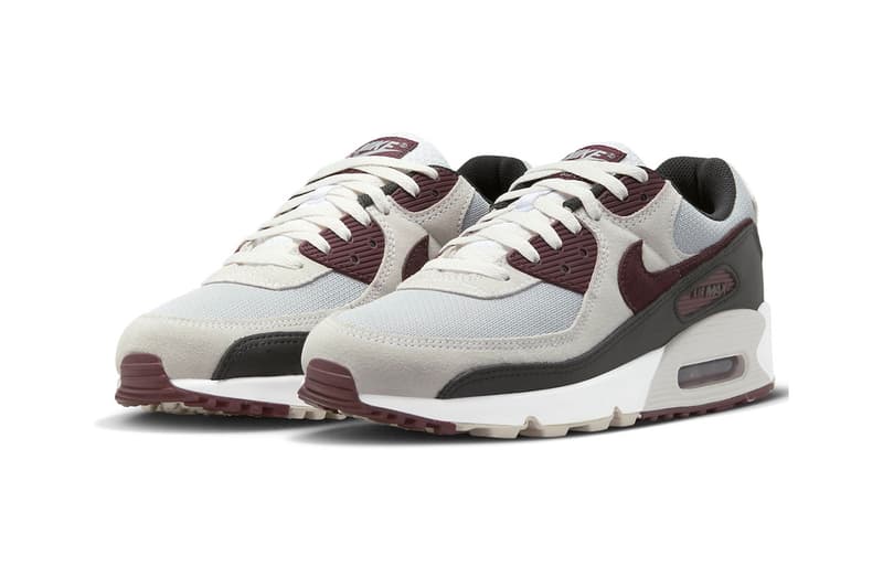 Nike Air Max 90 Surfaces in "Burgundy Crush" Wolf Grey/Burgundy Crush-Phantom-Black DQ4071-004