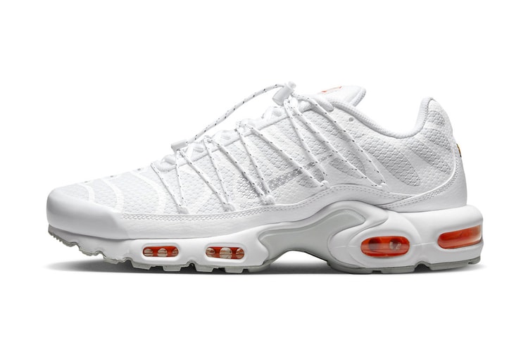 Nike Air Max Plus Adds the Toggle Lacing to Crisp, White Iteration