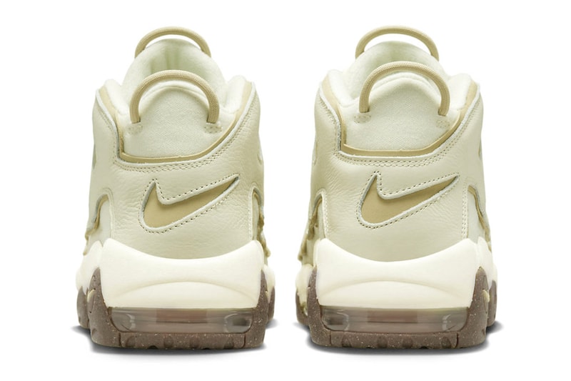 Nike Air More Uptempo "Coconut Milk" DV7230-100 Release Info swoosh high tops basketball shoes coconut milk team gold 