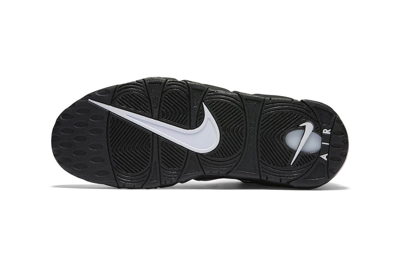 Nike Air More Uptempo "OG" Gets Hit With the Classic Black and White Treatment basketball high tops shoes chunky sneakers air jordan brand 