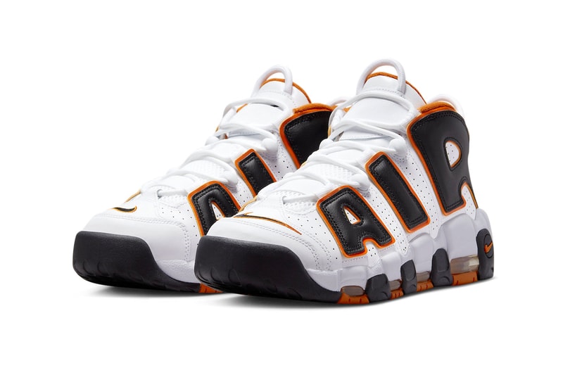 Official Look at the Nike Air More Uptempo "Starfish" FJ4416-100 release info black orange basketball scottie pippen shoes sneakers high tops