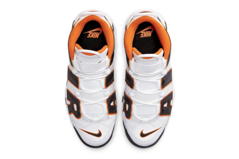 Official Look at the Nike Air More Uptempo "Starfish" FJ4416-100 release info black orange basketball scottie pippen shoes sneakers high tops