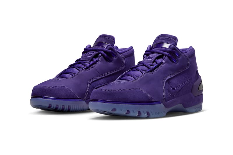 Nike Air Zoom Generation Purple Suede FJ0667-500 Release Court Purple/Court Purple-Court Purple FJ0667-500 Summer 2023 release swoosh lakers 2018 nba finals