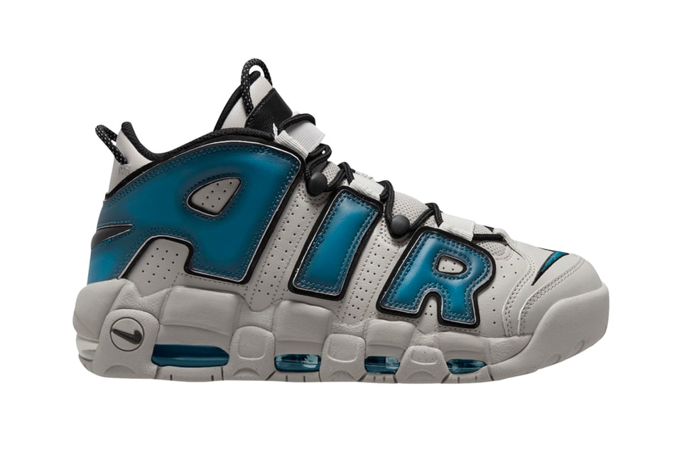 Nike uptempo blue and grey Outlet