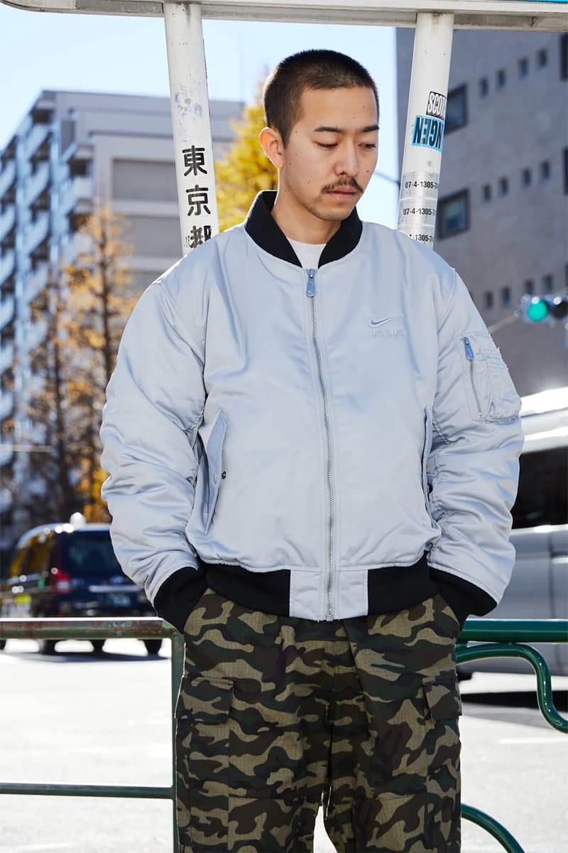 nike bomber jacket black wolf grey dv9892 010 dv9892 012 release date info store list buying guide photos price atmos tokyo