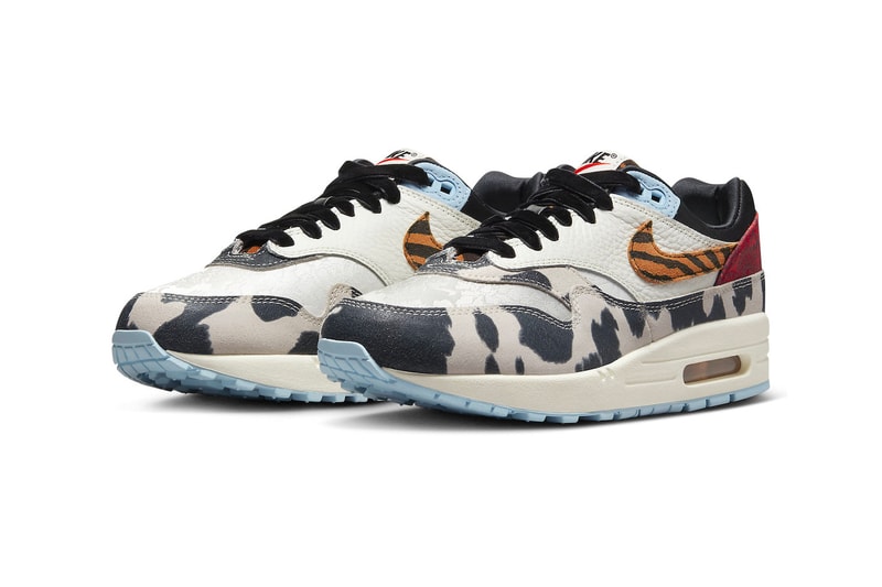 nike air max 1 animal prints tiger stripes cow print paisley 2023 fd0827 133 release info