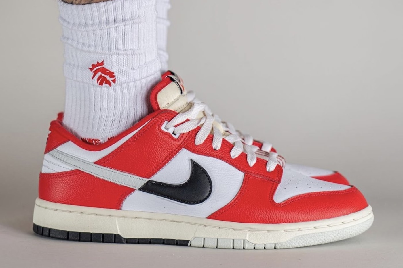 Nike Dunk Low “Chicago Split” On-Foot Photos | Hypebeast