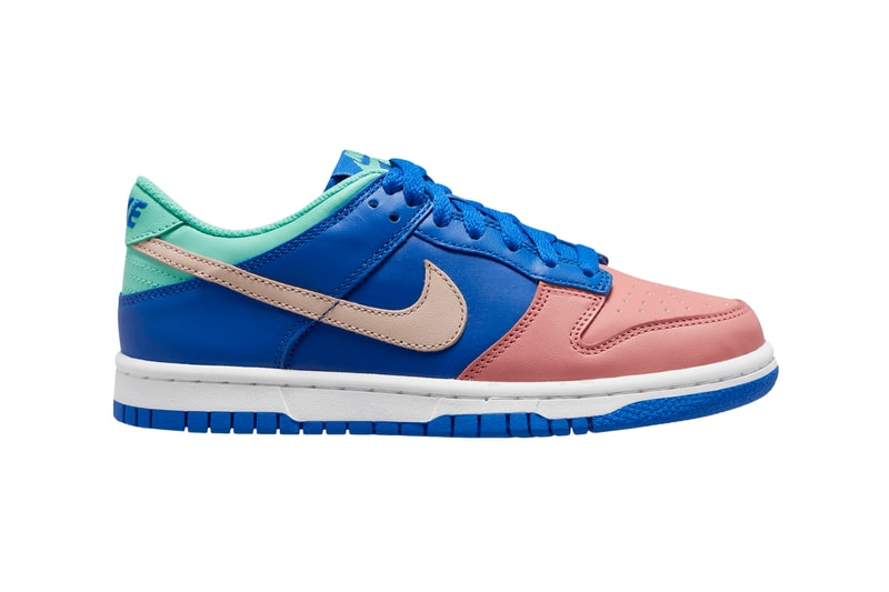 Nike Dunk Low gs salmon toe game royal sail light magenta dz2873 400 release info date price