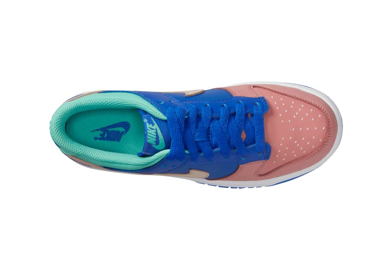 Nike Dunk Low gs salmon toe game royal sail light magenta dz2873 400 release info date price