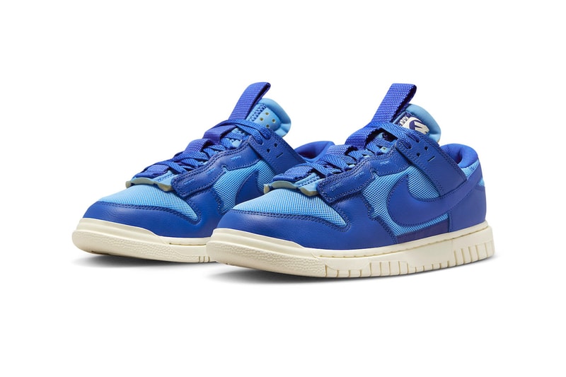 Nike Dunk Low Remastered Surfaces in Blue and White DV0821-400 DV0821-001 low top skaters swoosh University Blue/Game Royal-Deep Royal Blue-Coconut Milk