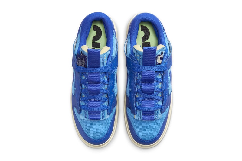 Nike Dunk Low Remastered Surfaces in Blue and White DV0821-400 DV0821-001 low top skaters swoosh University Blue/Game Royal-Deep Royal Blue-Coconut Milk