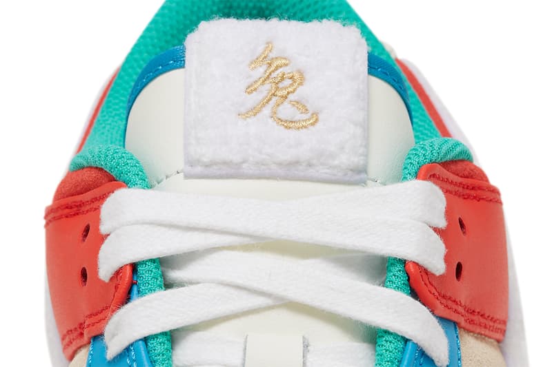 nike dunk low year of the rabbit white red blue FD4203 111 release date info store list buying guide photos price