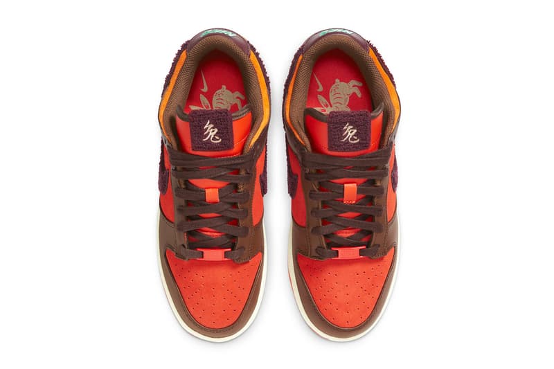 Nike Dunk Low "Year of the Rabbit" FD4203-661 release information sneakers footwear hype china new year