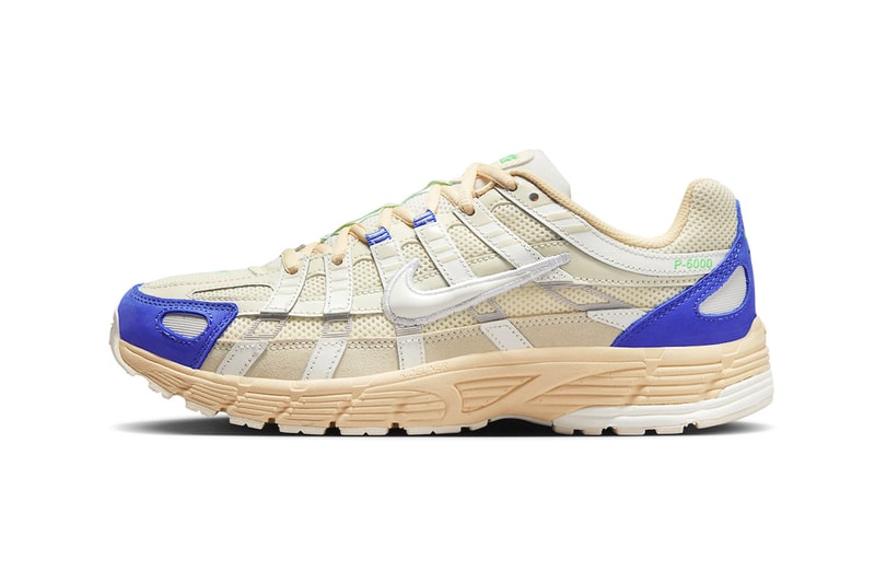 Nike P-6000 Officially Joins the "Athletic Department" FJ5443-113 technical swoosh shoe sneakers