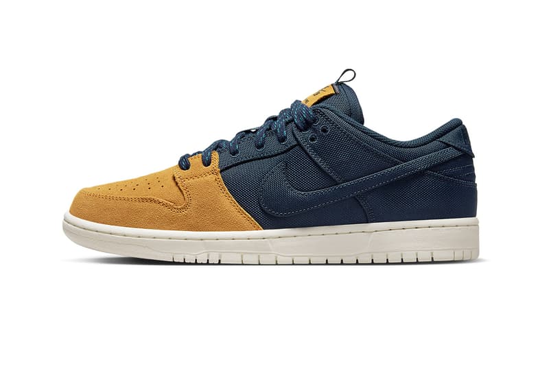 nike sb dunk low midnight navy desert ochre DX6775 400 release date info store list buying guide photos price 