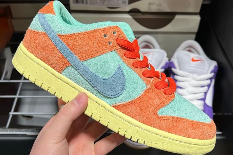 Nike SB Dunk Low Orange Label Purple Orange Teal Release Info date store list buying guide photos price