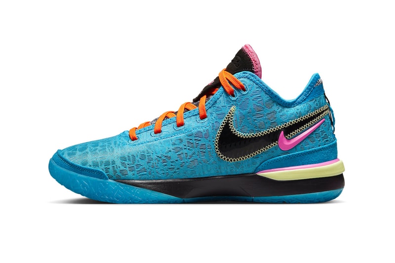 Official Look at the Nike Zoom LeBron NXXT Gen "I Promise" DR8784-900 los angeles lakers lebron james multi color blue orange february 2023 nba basketball shoes boston celtics