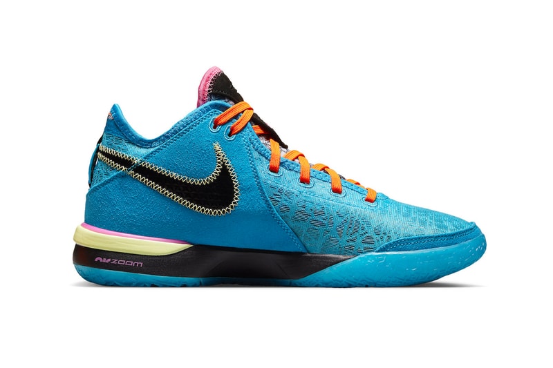 Official Look at the Nike Zoom LeBron NXXT Gen "I Promise" DR8784-900 los angeles lakers lebron james multi color blue orange february 2023 nba basketball shoes boston celtics