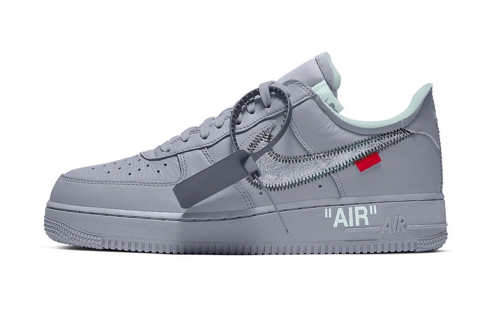Off-White™ x Nike Air Force Low "Ghost Grey" Paris Release Rumor Hypebeast